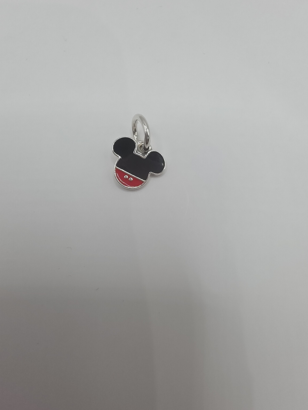 Authentic Retired Pandora Disney Mickey Mouse Red Enamel Charm S925 ALE